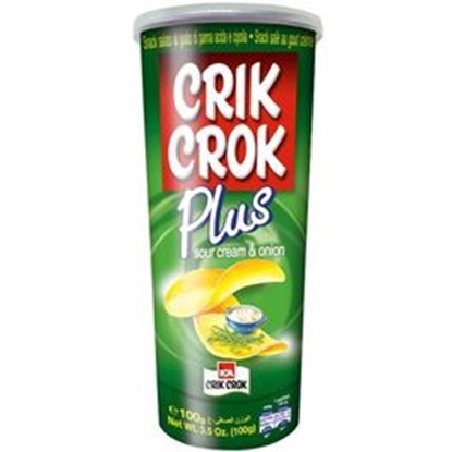 Picture of CRIK CROK PLUS SOUR CREAM & ONION 100G